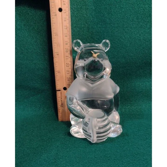 Disney Lenox Crystal Winnie Pooh Figurine Gold Bee on Nose - Retired - EUC! - Picture 5 of 5